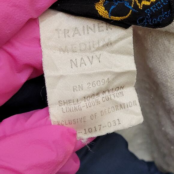 Vintage 80s Champion Coach Jacket Large 23x28 Baggy Wisconsin - Picture 6 of 13